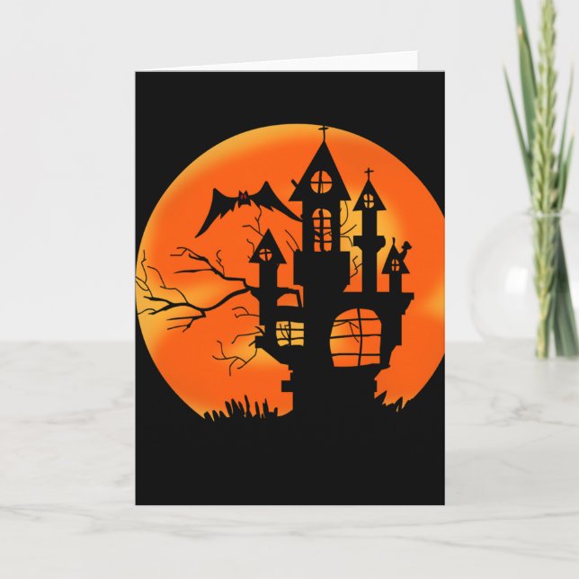 Tarjeta Halloween Moon (Anverso)