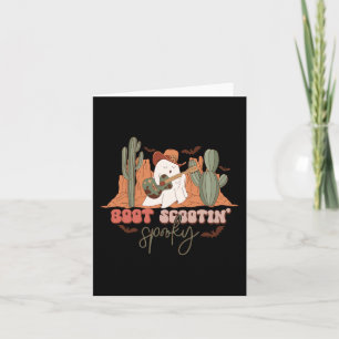 Tarjeta Halloween occidental retro Tantísimo Fun Fun Boot 