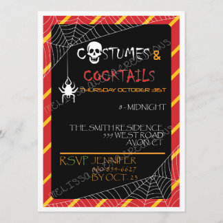 Tarjeta Halloween para adultos