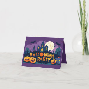 Tarjeta Halloween Party