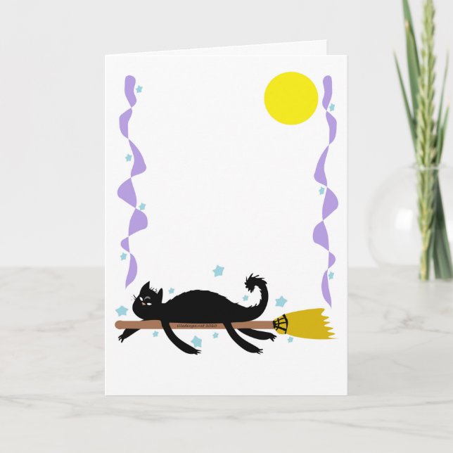 Tarjeta Halloween Perfectamente Perezoso (Anverso)