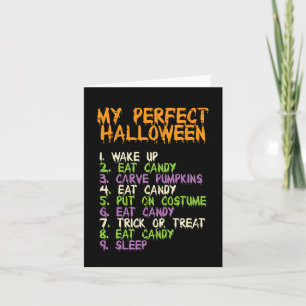Tarjeta Halloween perfecto come Chicas de vándalos