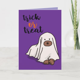 Tarjeta Halloween Personalizado Whimsical Funny Morado Mod