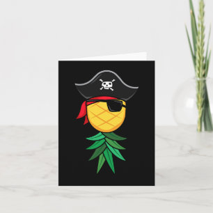 Tarjeta Halloween Pirate Upside Down Pineapple Swingers Li