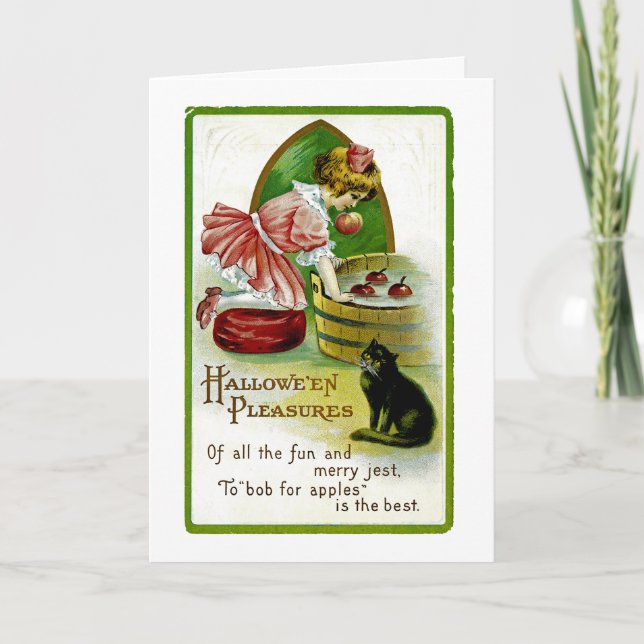 Tarjeta Hallowe'en Pleasures (Anverso)