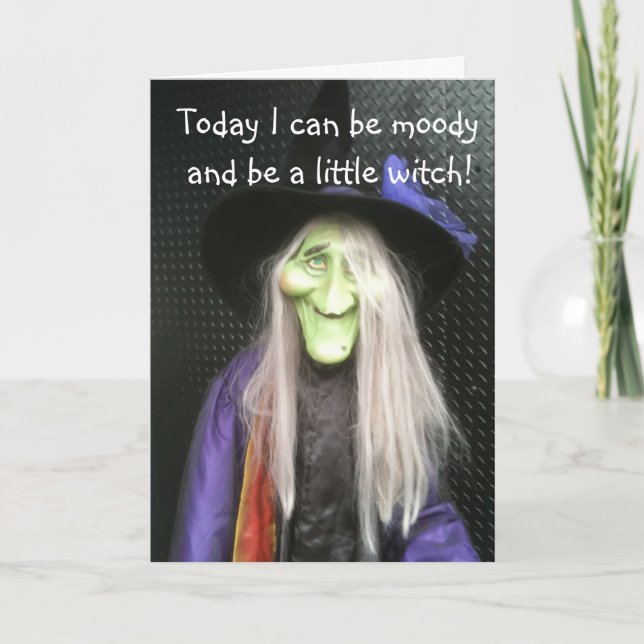 TARJETA ***HALLOWEEN**** PUEDO SER UNA PEQUEÑA BRUJA!!! (Anverso)