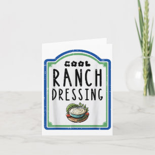 Tarjeta Halloween Ranch Vestido Divertido Costume De Comid
