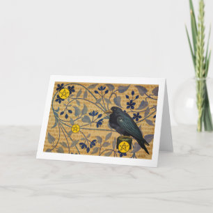 Tarjeta Halloween Raven