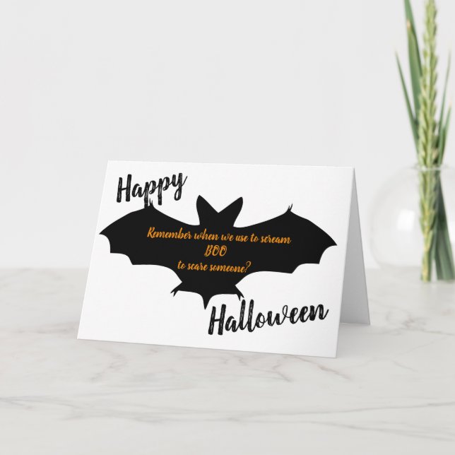 Tarjeta Halloween - Recuerda cuándo (Anverso)