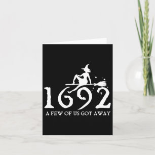 Tarjeta Halloween Retro Salem Witch 1692 Algunos De Nosotr