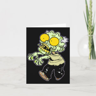 Tarjeta Halloween Skeleton Collect Zombie de disfraces lúd