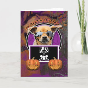 Tarjeta Halloween - Solo un mentiroso - Chihuahua