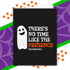 Tarjeta Halloween Spirit Happy Ghost Funny Halloween