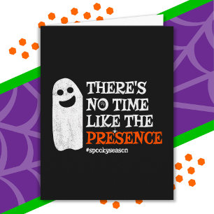 Tarjeta Halloween Spirit Happy Ghost Funny Halloween