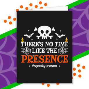 Tarjeta Halloween Spirit Skull Crossbone Funny Halloween