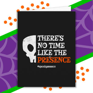 Tarjeta Halloween Spirit Spooky Skull Funny Halloween