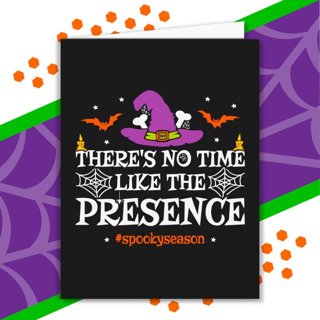 Tarjeta Halloween Spirit Spooky Witch Gorra Funny Hallowee (Subido por el creador)