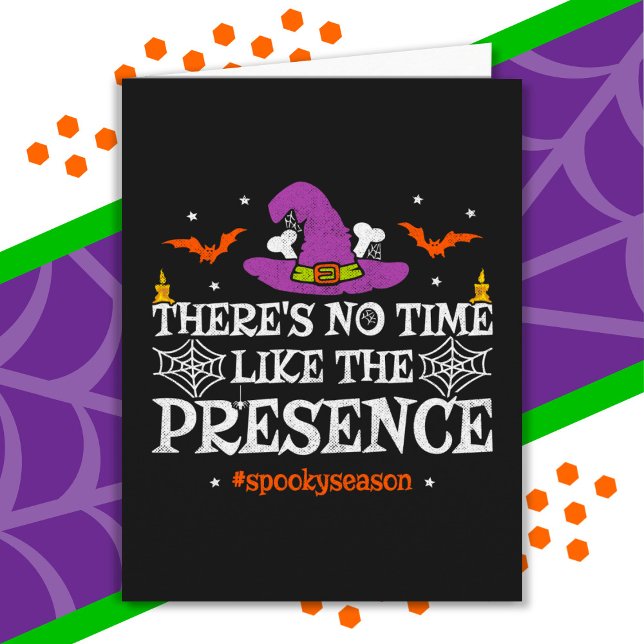 Tarjeta Halloween Spirit Spooky Witch Gorra Funny Hallowee (Subido por el creador)