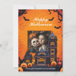Tarjeta Halloween Spooky Family Fun