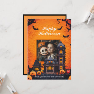 Tarjeta Halloween Spooky Family Fun