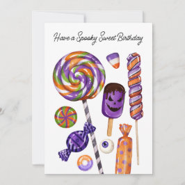 Tarjeta Halloween Spooky Sweet Birthday
