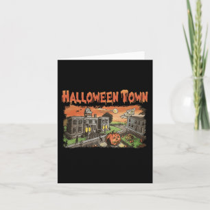 Tarjeta Halloween Town EST 1998 Halloween Party Cute Hallo
