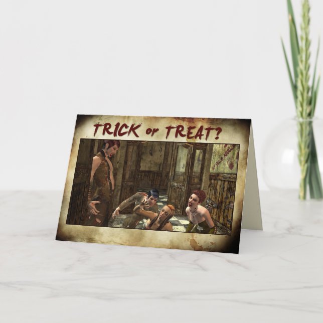 Tarjeta Halloween Treat (Anverso)