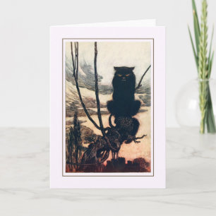 Tarjeta Halloween vintage