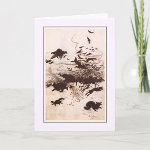 Tarjeta Halloween vintage