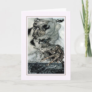 Tarjeta Halloween vintage