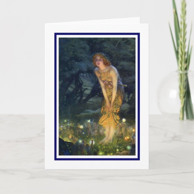 Tarjeta Halloween vintage (Anverso)