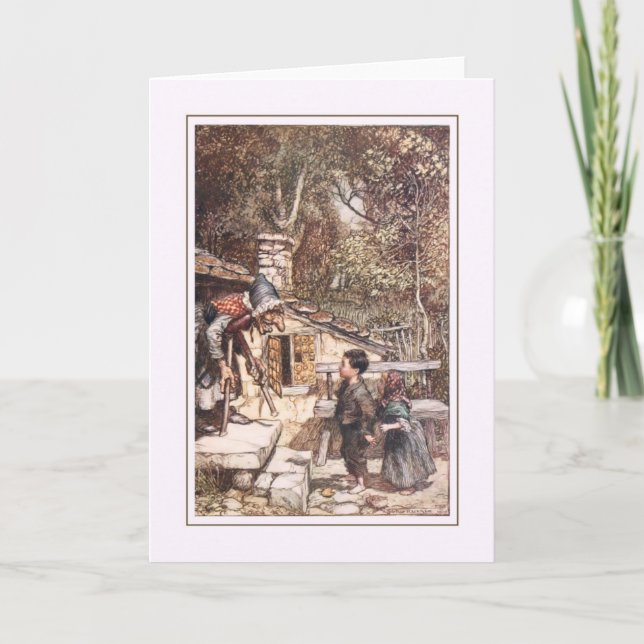 Tarjeta Halloween vintage (Anverso)