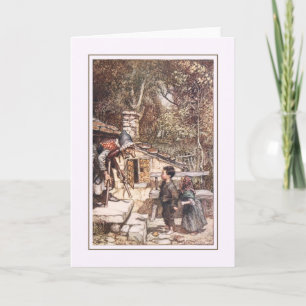 Tarjeta Halloween vintage
