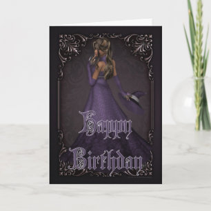 Tarjeta Halloween Witch 3 de octubre Feliz cumpleaños