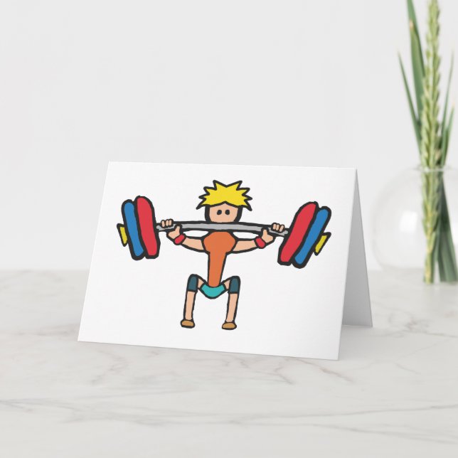 Tarjeta Halterofilia (Anverso)