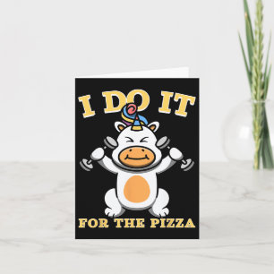 Tarjeta Halterofilia Unicornio Organiza Motivación Para Un