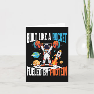 Tarjeta Halterofilia Y Cos Espaciales Astronautas De Const