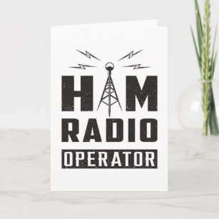 Tarjeta HAM Radio Amateur Frecuator Antenna Gift
