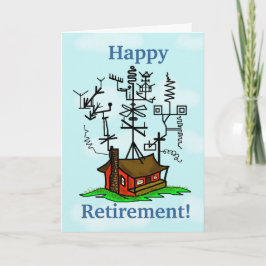 Tarjeta ¡Ham Radio Retirement Greet Card Personalizar!