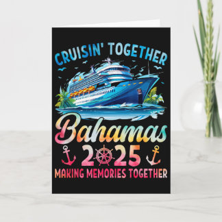 Tarjeta Hamas Cruise 2025 Crucero Familiar Trip Squad Grup