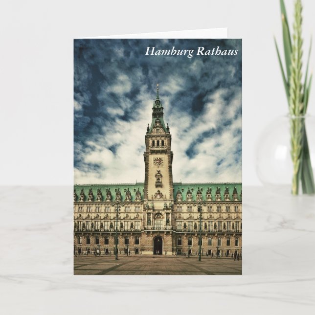 Tarjeta Hamburgo Rathaus, Alemania (Anverso)
