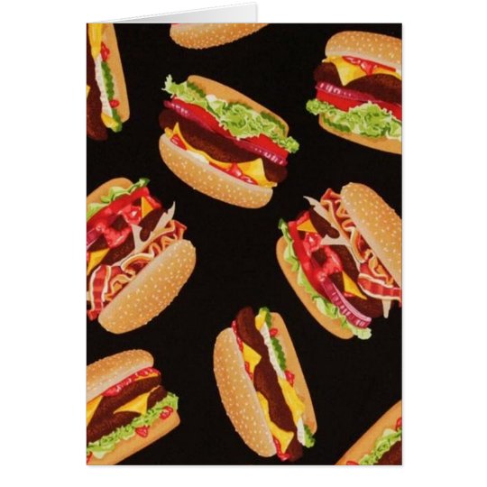 Tarjeta Hamburguesas