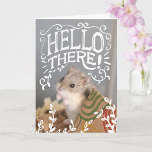 Tarjeta Hammyville - Hamster Hello There