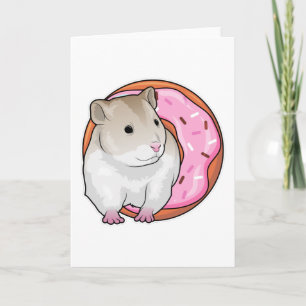 Tarjeta Hamster Donut