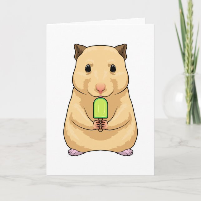 Tarjeta Hamster Popsicle (Anverso)