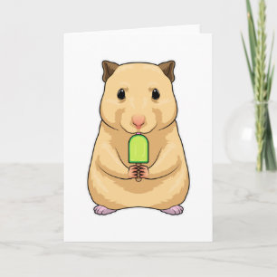 Tarjeta Hamster Popsicle