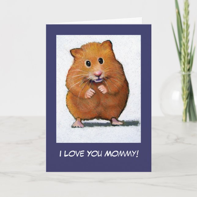 Tarjeta HAMSTER: ¡Te Amo Mami! (Anverso)