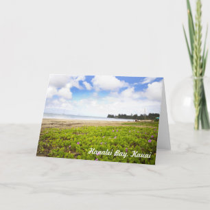Tarjeta Hanalei Bay, Kauai Hawaii Impresión limitada