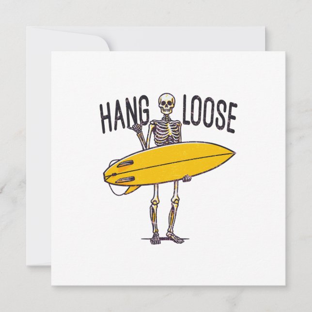 Tarjeta Hang Loose Surfer (Anverso)