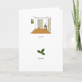 Tarjeta Hang This Holiday card